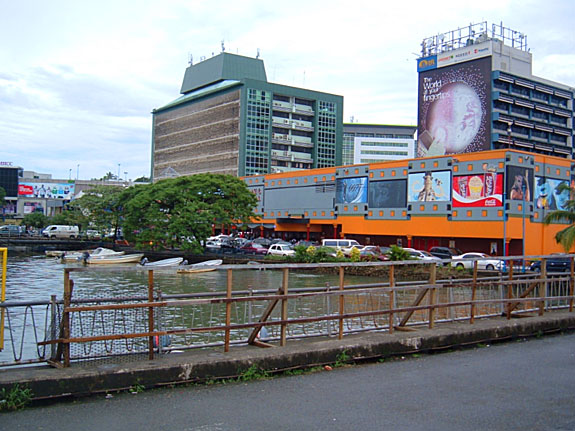 Downtown Suva.