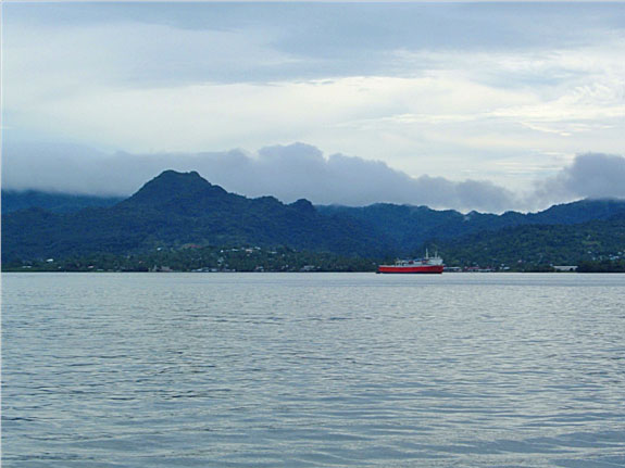 Suva Bay on a Rainy Day.